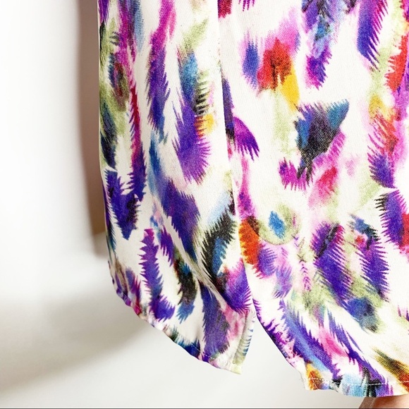 Cabi Plume Top Feather Print 5027 Size XS - Picture 6 of 8